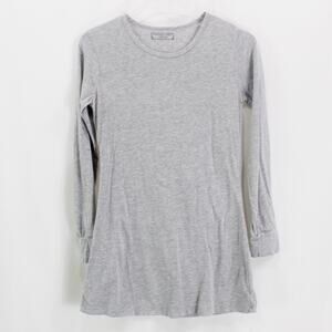 NATIONAL JEAN COMPANY Gray Vintage 1990s Long Sleeve T-Shirt